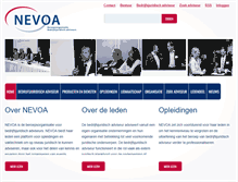 Tablet Screenshot of nevoa.nl